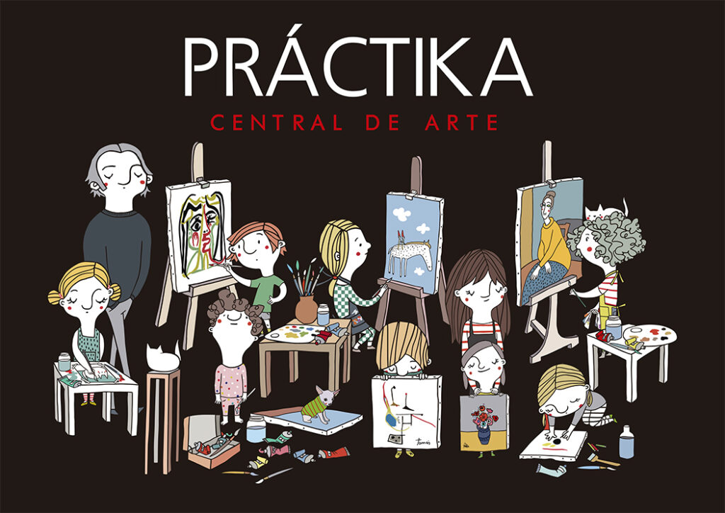 Cartel niños – Academia Práctika Central de Arte